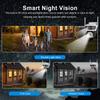 6K 12MP HD WiFi PTZ камера наружная тройной объектив тройной экран безопасность мобильный AI автоматическое отслеживание видеонаблюдение аудио видеонаблюдение