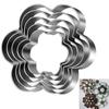 5Pcs Stainless Steel Heart Cookie Cutter Set Heart Shaped Pastry Cutters  Cookie Making