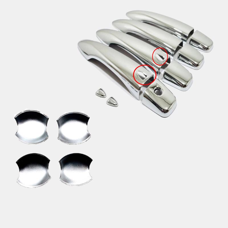 For Nissan Note E13 ABS carbonfiber Exterior Side Door Handle door Bowl sticker Cover Trim External accessories