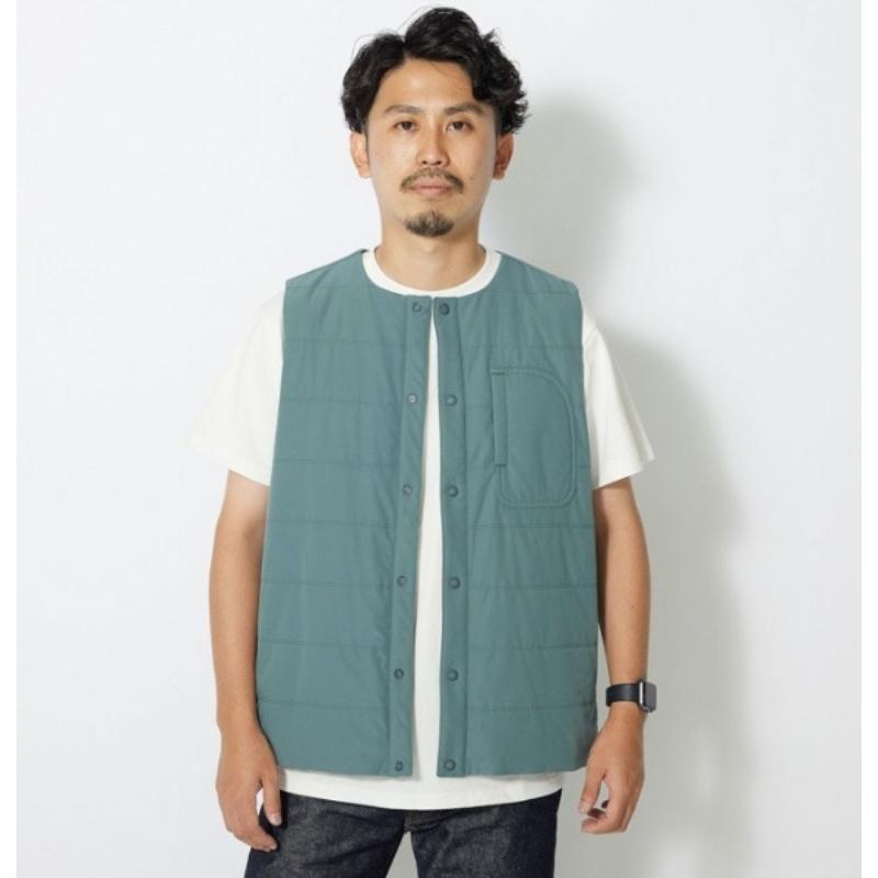 Snow Peak Snow Peak FLexibLe InsuLated Vest L Size baLsamgreen Sw23su00404bgr