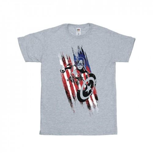 Marvel Mens Avengers Captain America Streaks T-Shirt