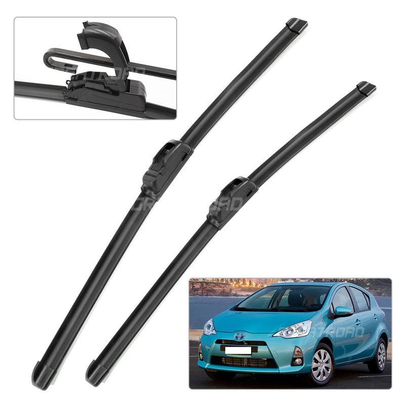 OEM Fit / Quiet-Clean Wiper Blades For Toyota Prius C + Plus 2012- 2013 2014 2015 2016 2017 Windshield Wipers 26"+16"