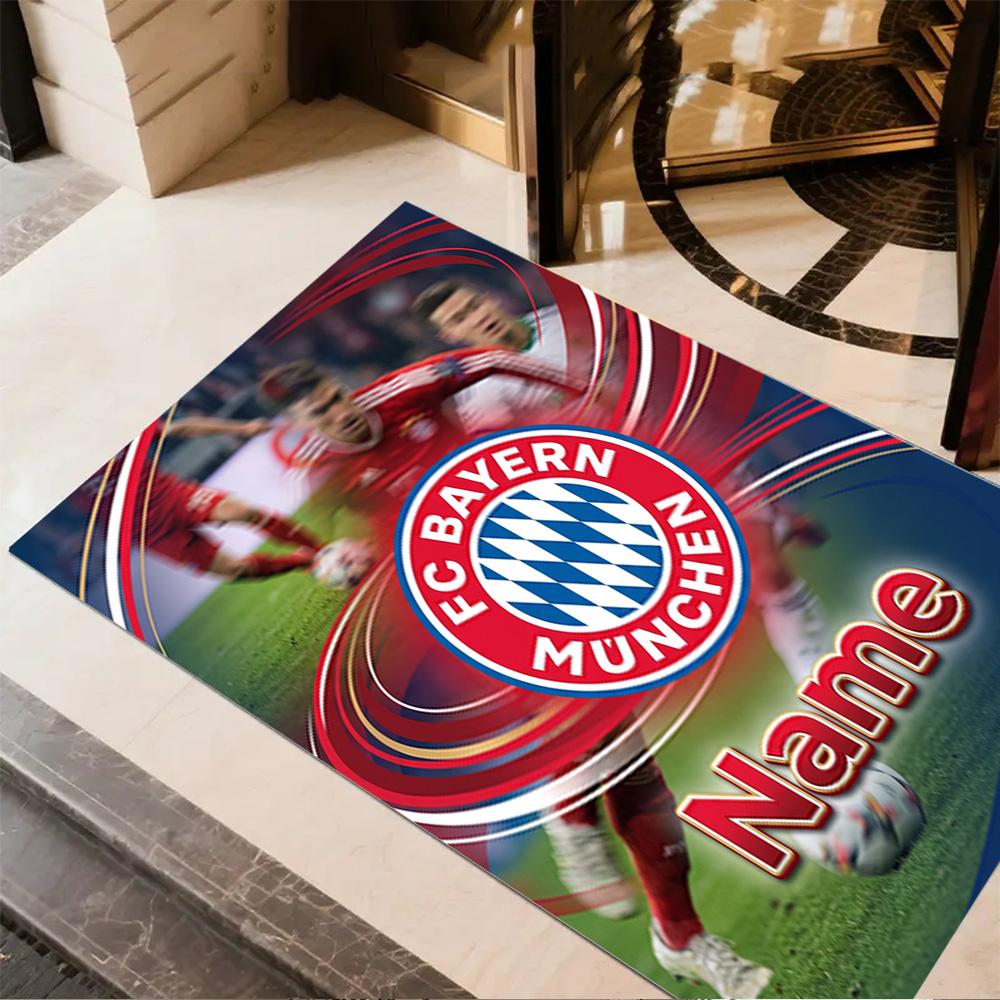 Bayern Munich Poster Area Rug Suitable for Hallway Kitchen Entryway Playrooms Antislip Carpet Anime Office Decor Perfect Gift for Friends & Family