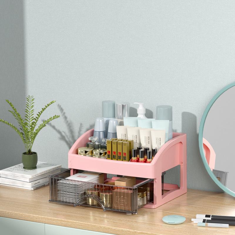 Multi-Layer Desktop Organizer: Hair Accessories, Jewelry, Cosmetics, Stationery Storage Box