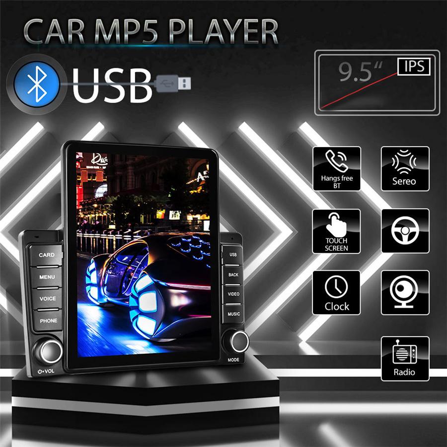 9,5'' Автомагнитола Радио MP5-плеер Bluetooth FM Mirror Link Двойной 2Din Головное устройство