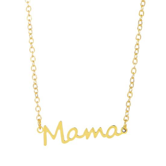 Ожерелье «Мама» с подвеской «Маленькая мама» Подарок на День матери для молодой мамы, женщины, жены, годовщины свадьбы