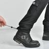 Womens Motorcycle Riding Pants With Ventilated Mesh Adjustable Fit Extended Protective Padding Use