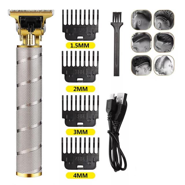 Vintage T9 Electric Cordless Hair Cutting Machine Professional Hair Barber Trimmer For Men Clipper Shaver Beard Lighter