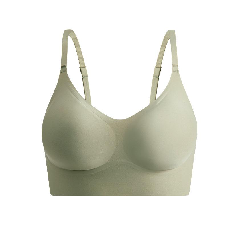Liquid foundation invisible seamless underwear women gather thin styles to collect sub-breasts, anti-sagging, comfortable and beautiful vest bra cover