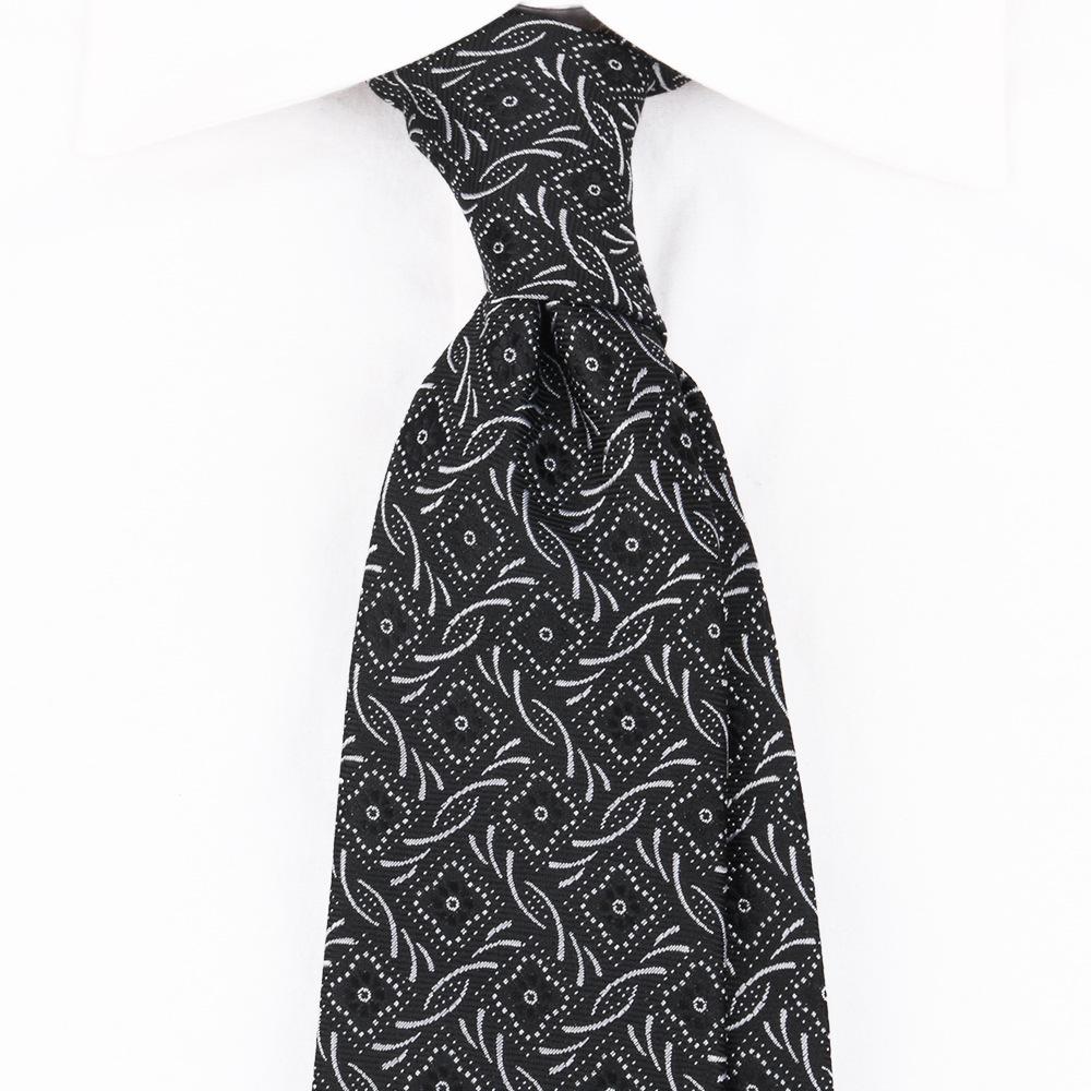 Retro Hand Tie Male British 8Cm Dress Business Professional Casual Blue Pattern Wedding Groom Senior Sense