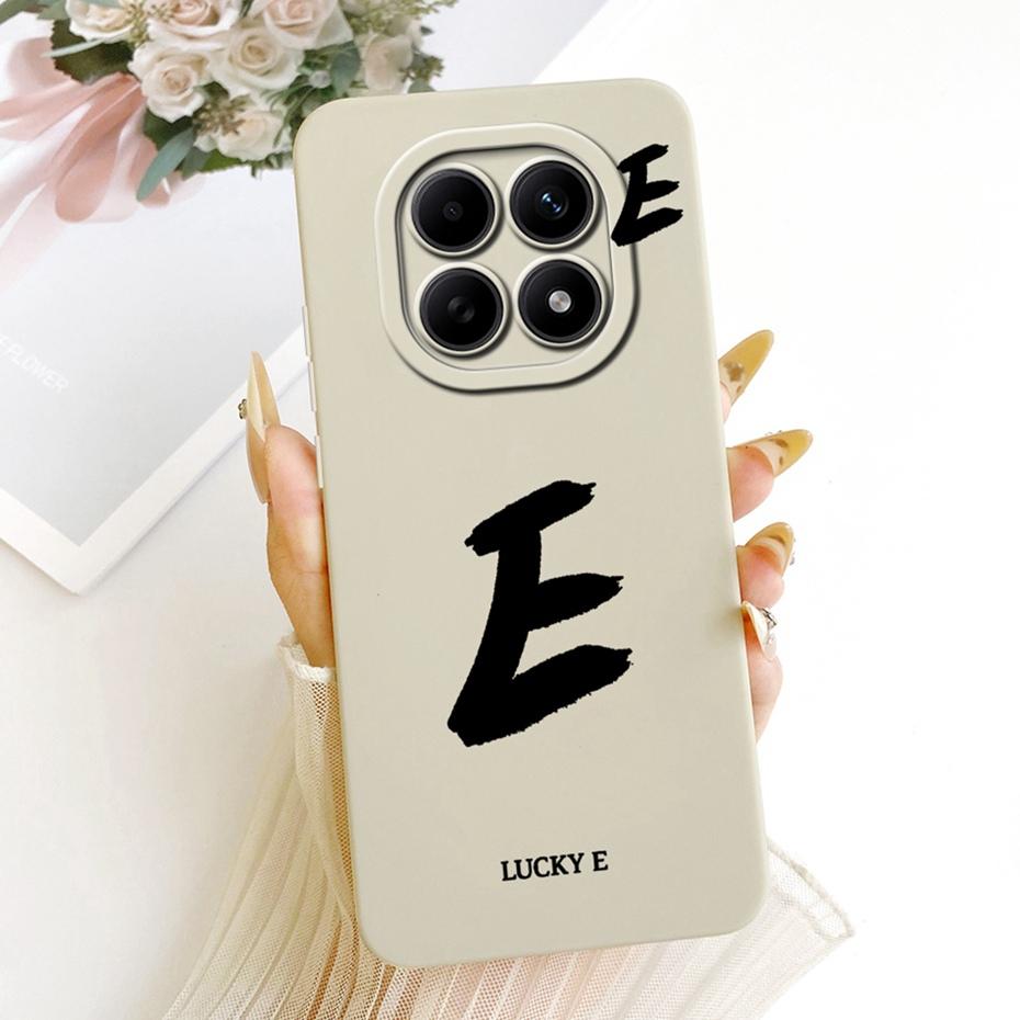Fashion Letter Phone Case For Xiaomi Redmi Note 15 5G / Note 15 Pro 4G Soft Silicone Cases For Redmi Note15 15Pro Covers Bumpers