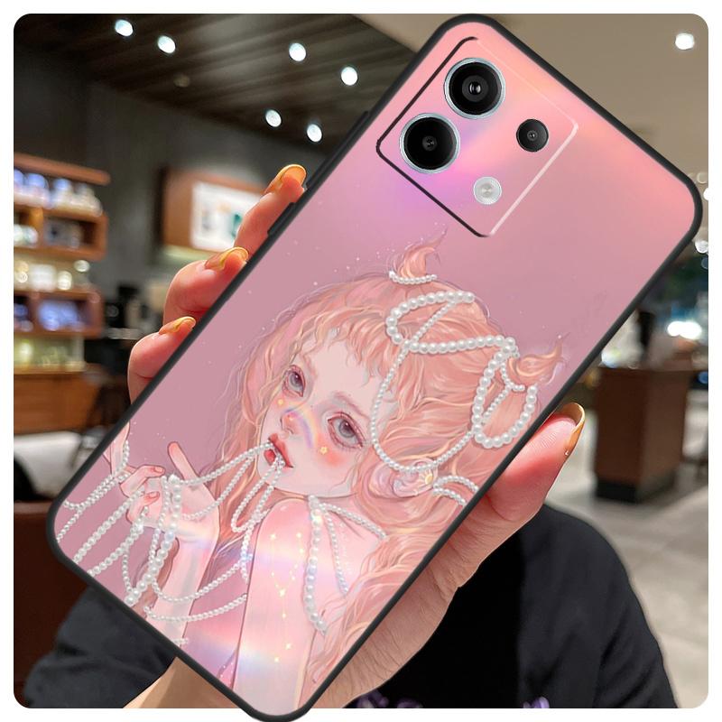 Милый и красивый чехол-раскраска для девочек для Xiaomi Redmi Note 13 12 9 10 11 14 15 Pro Plus Чехол для Redmi 14C 10C 12C 13C 15 C
