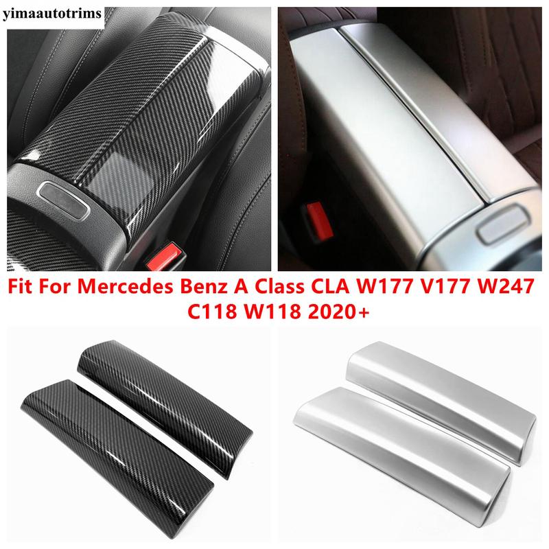 Central Control Armrest Storage Box Cover Trim Accessories For Mercedes Benz A Class CLA W177 V177 W247 C118 W118 - 2024