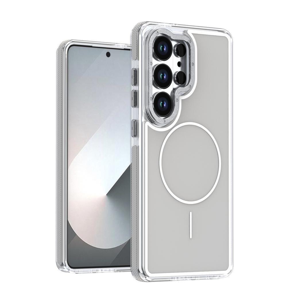 Применимо к Samsung S26Ultra Xuncai двухцветный магнитный чехол для мобильного телефона S25Ultra противоударный S24Ultra защитный чехол