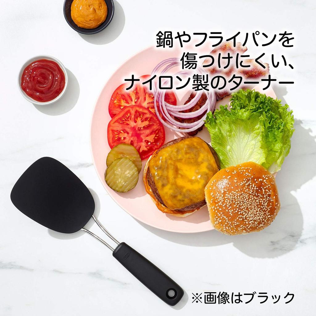 OXO Легко попасть под Умеренный Нейлон мягкий Можно мыть в посудомоечной машине Тернер, еда, гибкость, тернер, Базилик,