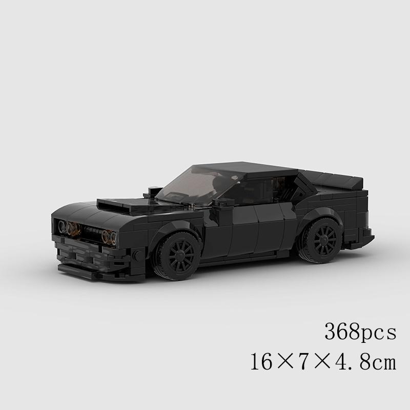 Классический Автомобиль Скорость MOC Внедорожник Гонки Полиция Модель Строительные Кубики Родстер Транспортное средство Город Супер Гонки Блоки Технический Рождественский подарок
