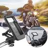 Universal Waterproof Motorcycle Bike Mobile Phone Holder Adjustable 360° GPS Bicycle Cellphone Holder Support Swivel Motorc O3J9