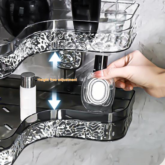 1/2 шт. угловая душевая кабина для хранения в ванной комнате с присоской, прочная, легкая, несущая нагрузку