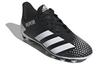 adidas Predator 20.4 20.4 Fxg Готовые к игре Нескользящие Устойчивые к истиранию Низкие Детские Футбольные Бутсы Черный Белый Детские FW9221