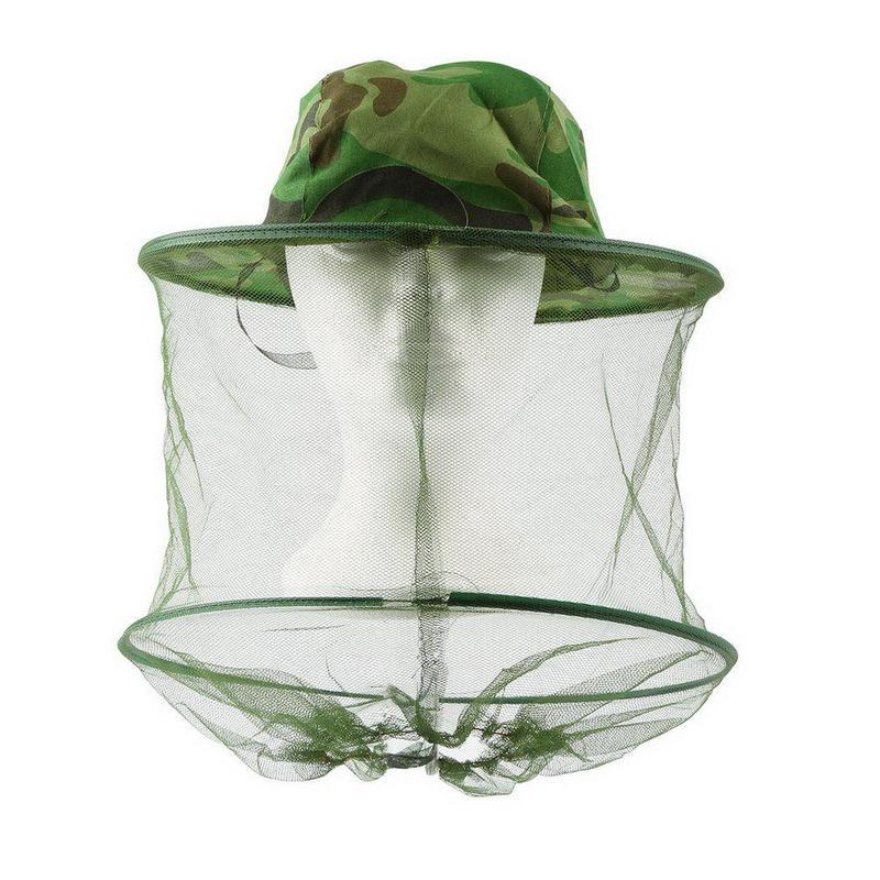 Hat Insect Bee Mosquito Resistance Bug Net Mesh Head Face Protector Cap Sun Hat