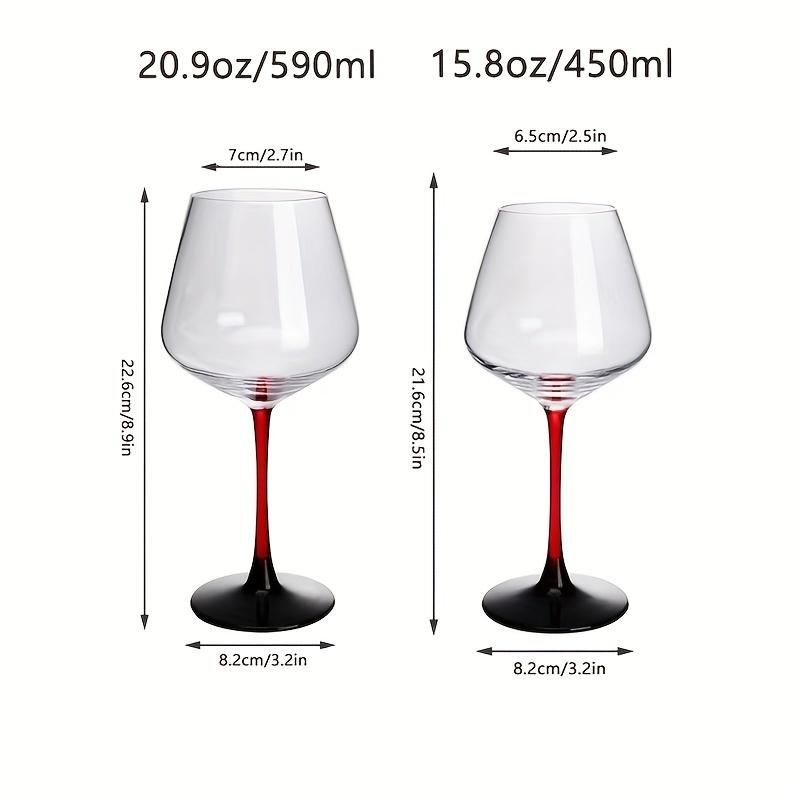 2 шт. Кристально прозрачные бокалы для вина для шотландского бурбона, виски, коктейля, коньяка, водки, джина, текилы-идеально подходят для бара, клуба, ресторана и домашнего использования-Enhan