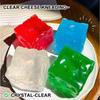 Super Soft Cheese Cube Ball Coconut Oil Sensory Fidget Ball Transparent Cheese Squishy Toy  Office