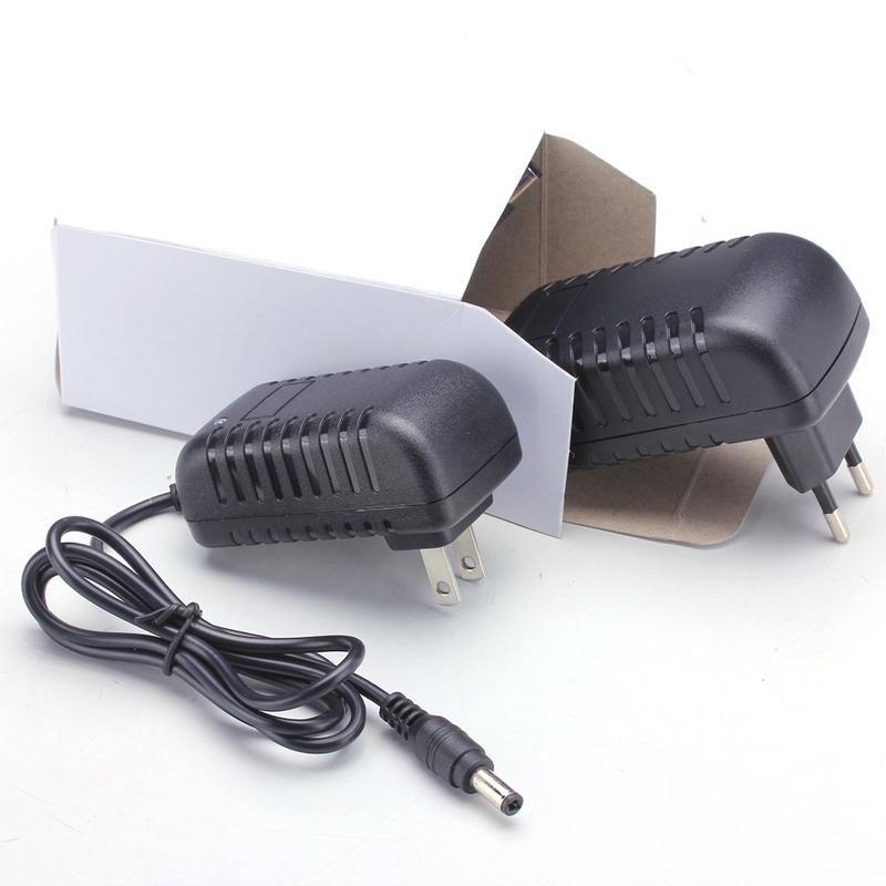 12.6V 2A Lithium Battery Charger Portable Charger DC 5.5*2.1-2.5MM Cable 1m 110-220V Lithium Li-ion Battery Wall Charger