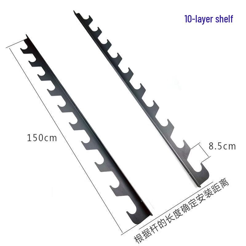 Wall-Mounted Barbell Bar Storage Rack