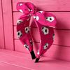 Bow Soccer Fan Hair Band Rabbit Ear Fan Cheering Hair Hoop Football Headband  Celebration