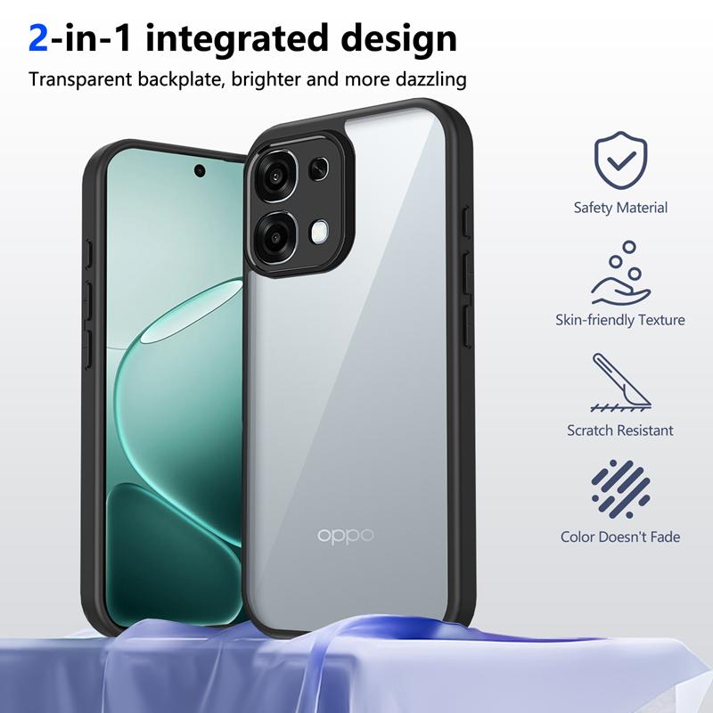 Прозрачный силиконовый чехол для Oppo A6 Pro OPPOA6 Pro A6Pro 4G 5G PC A6X X Задняя крышка с TPU бампером Ударопрочные прозрачные чехлы для телефона
