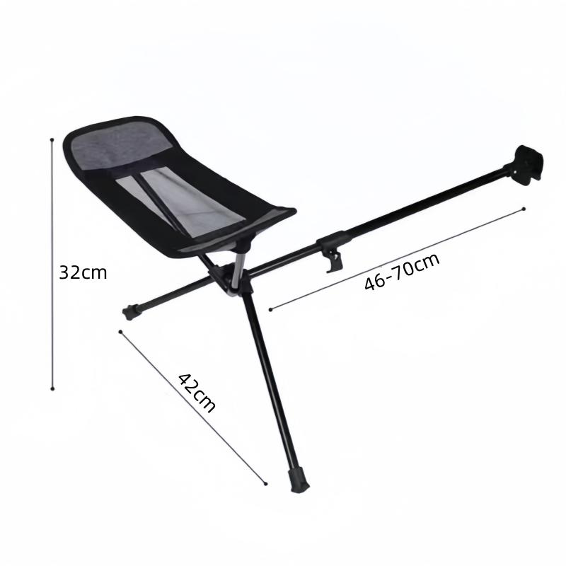 Портативный кемпинговый стул Moon Chair Footrest Stool Outdoor BBQ Fishing Chair Recliner Foot Foldable And Adjustable Beach Chair Pedals