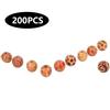 200 шт. 16 мм круглые деревянные бусины окрашенные бусины бисероплетение DIY аксессуары для ювелирных изделий браслет