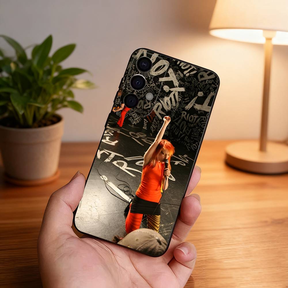 COOL Band P-Paramore Phone Case For Samsung S25,S24,S21,S22,S23,S30,Ultra,S20,Plus,Fe,Lite,5G Black Cover