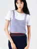 ROHEE APPAREL Вязаный топ-бюстье / Фиолетовый