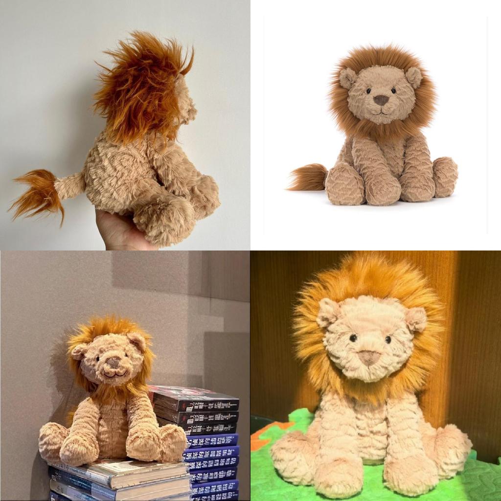 Soft Animal Plush Lion With Sponge Filling For Kids And Teens