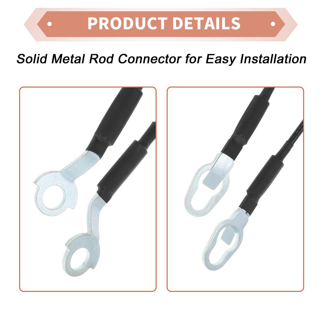 UXCELL No.38505/E4TZ9843052A Tailgate Support Cables for Ford for Ranger 1983-1992