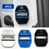 DQY2   4PCS Car Styling Car Door Lock Covers stikcer Case for Mercedes Benz New B/C/E Class A Class C200L GLC GLK CLA GLA Accessories