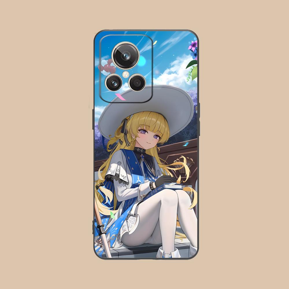 Wuthering Waves Phoebe Phone Case for Realme 15 14 13 12 11 10 9 Pro Plus T i Lite 5G Colorful Printing Cover Smartphone Luxury