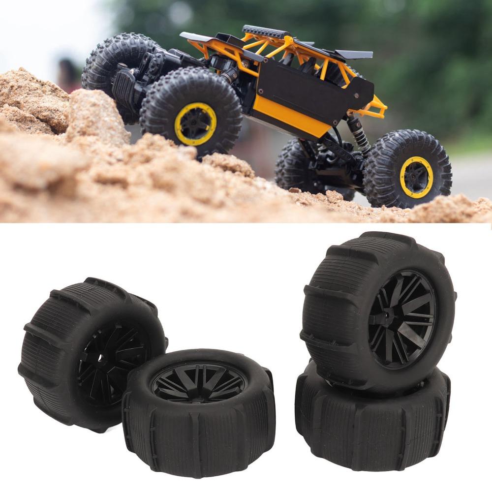 4Pcs Rubber RC Tire Wheel for WLtoys 144001/144010/124016/124017/124018/124019 RC Car