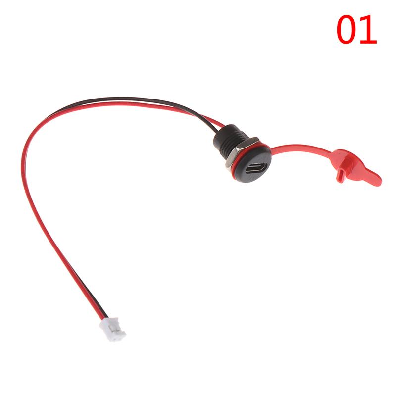 Usb-C 2Pin Сильноточный разъем для зарядки с разъемом Ph2.0 Nut Snap Lock Plate