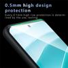 For Xiaomi Redmi Note 14 Pro+ 5G Case Skin-Touch TPU+PC Matte Phone Shell,Transparent Black