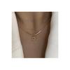 Minimal Zircon Stone Heart Necklace
