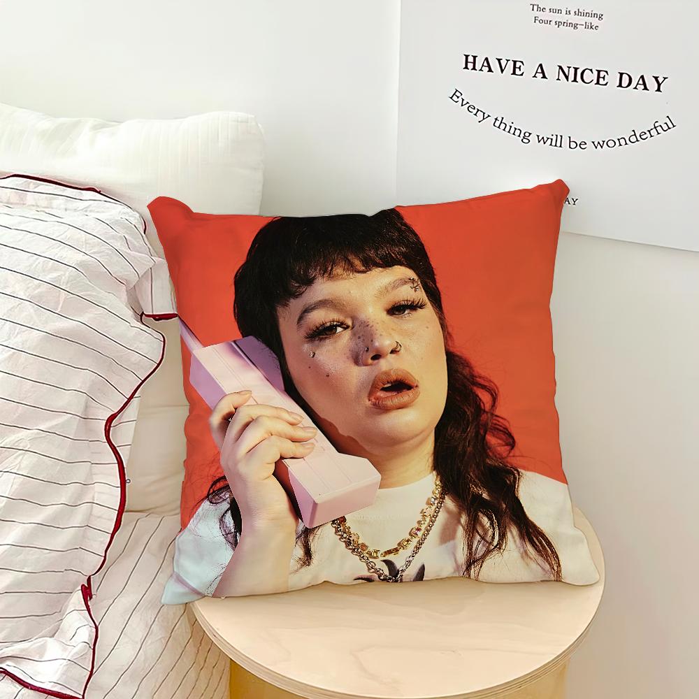 singer Lola Young cushion cover Comfortable soft hogar pillowcase for Sofa Living Room Bed Home Decor Protective Covers