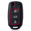 Чехол-брелок для ключа автомобиля для Volkswagen Vw Polo Golf Passat Tiguan Beetle Caddy T5 Up Eos Skoda Octavia Seat Leon Altea