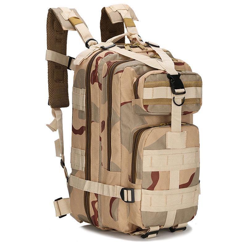 Large Capacity Outdoor Military Tactical Army Camping Hiking Backpack Rucksack With Padded Adjustable Straps