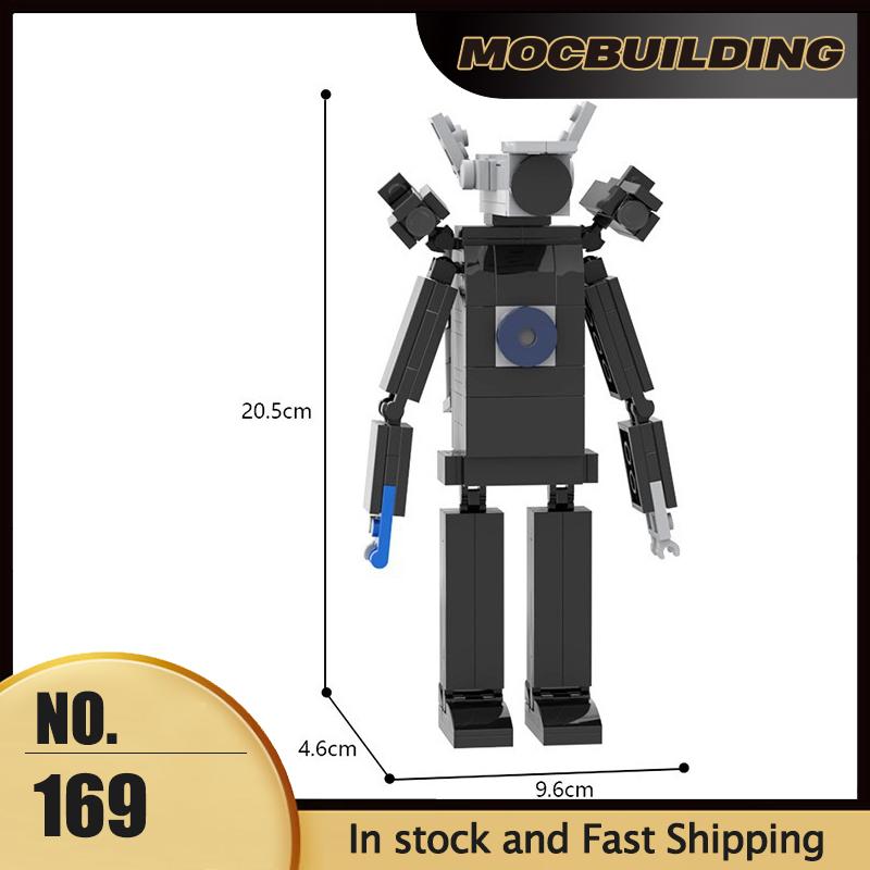 MOC Кино Игра Модель Мониторинг команда Мех ТВ Человек Туалет Аудио Робот DIY Сборка Строительные Блоки Кирпичи Коллекция Игрушки Подарки