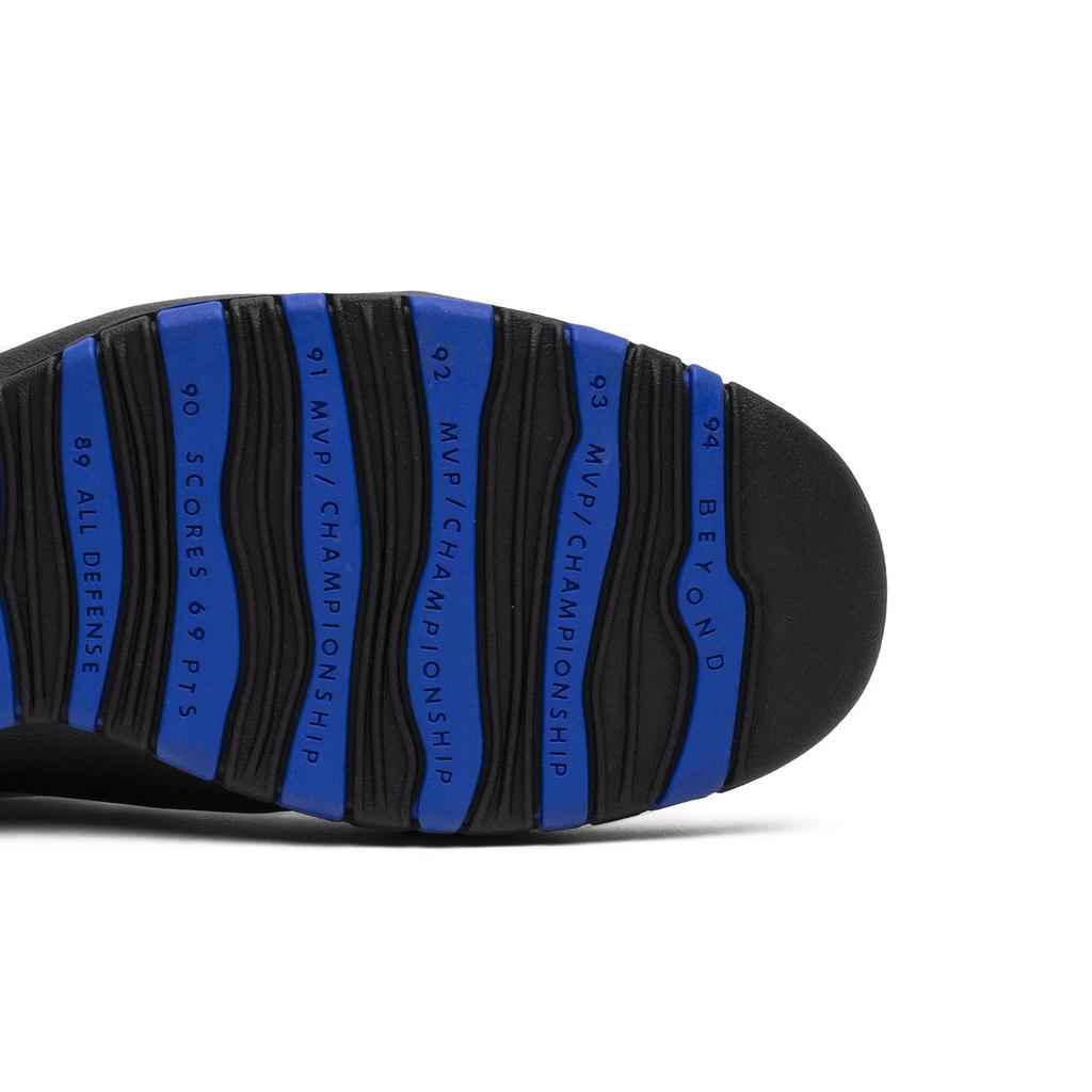 Air Jordan 10 Retro 'Orlando' 2018 (Unisex) White / Black-Royal-Metallic Silver Vintage Basketball Shoes 310805 108
