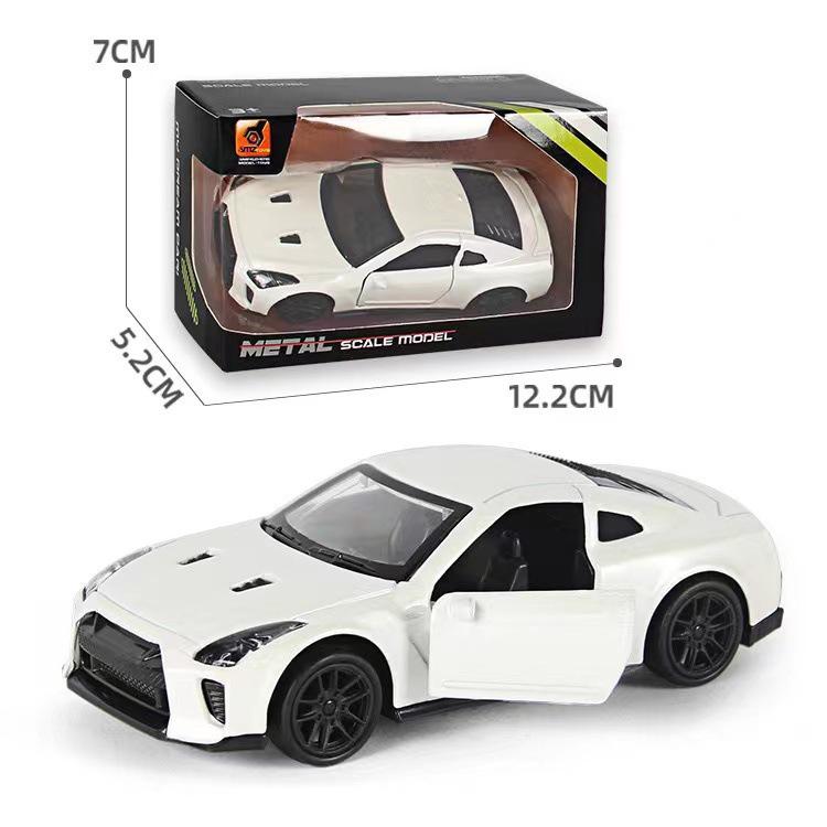 1:43 Сплавной Спортивный Автомобиль с Инерционным Механизмом Игрушка Фигурка для Детей - Приз из Автомата с Когтем Гашапон.