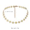 Fashion Wedding Women Daisy Necklace Clavicle Necklace Choker Boho