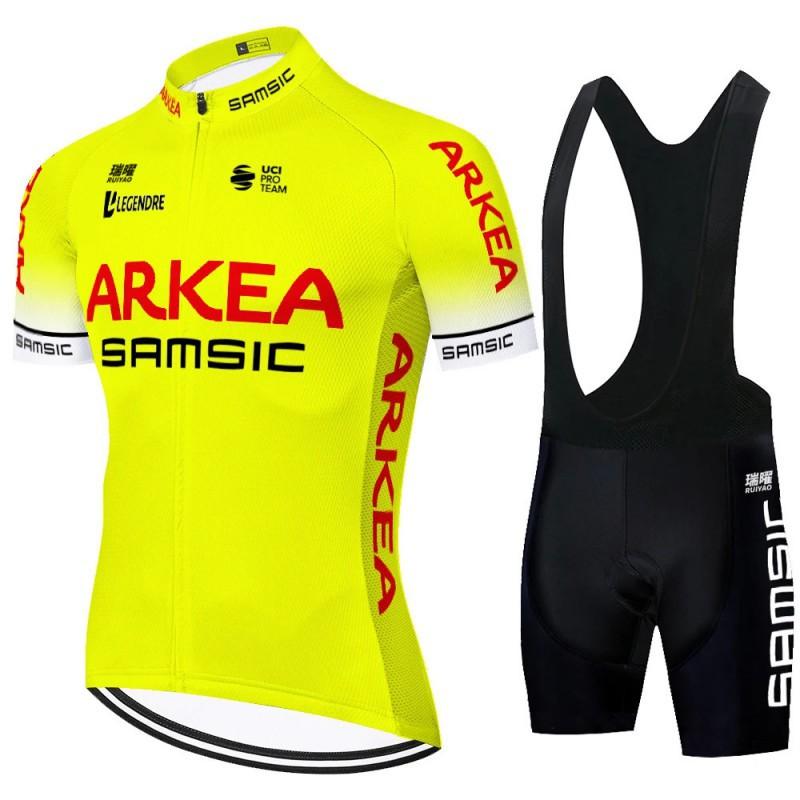 Speed-drying Cycling Clothes Tour De Shirt Men Women Breathable Set